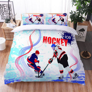 Skiing Sports Bedding Set Quilt Cover Without Filler