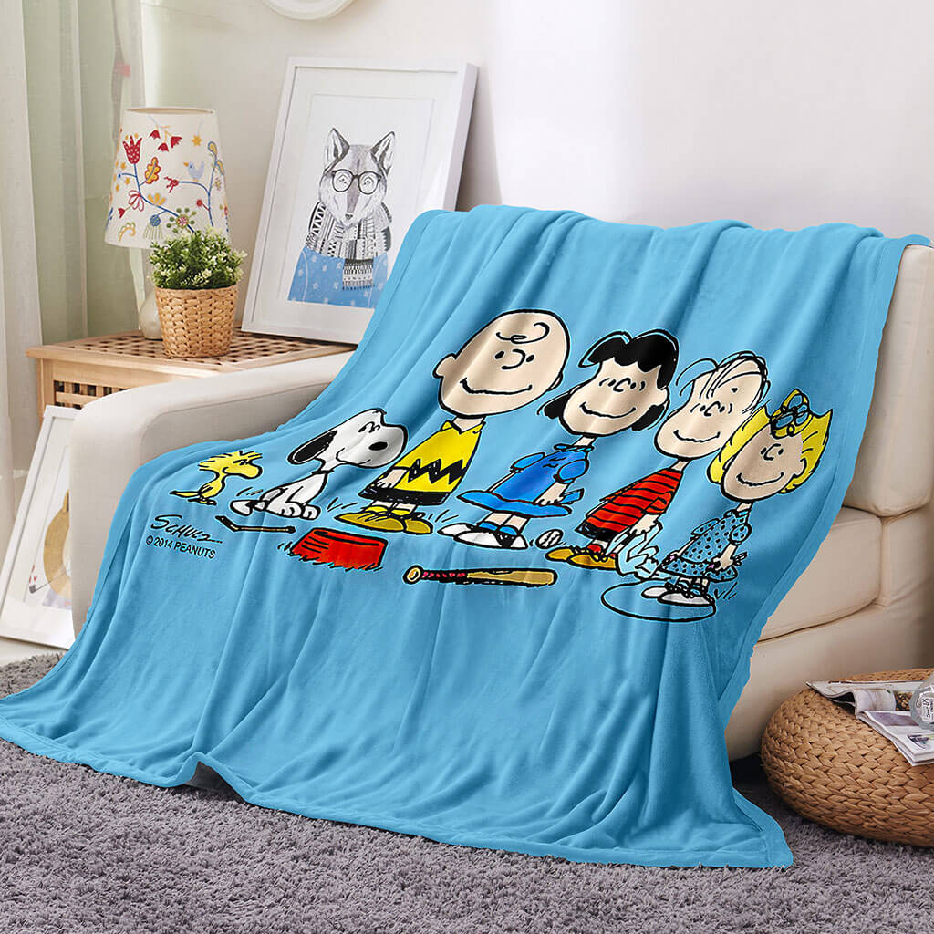 Snoopy Blanket Flannel Throw Room Decoration