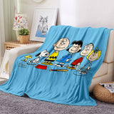 Snoopy Blanket Flannel Throw Room Decoration