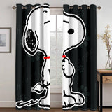 Snoopy Curtains Blackout Window Treatments Drapes for Room Decoration