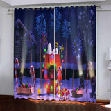 Snoopy Pattern Curtains Blackout Window Drapes