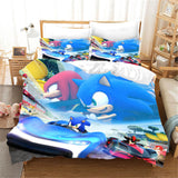 Sonic 2 Bedding Set Cosplay Quilt Cover Without Filler