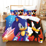 Sonic 2 Bedding Set Cosplay Quilt Cover Without Filler
