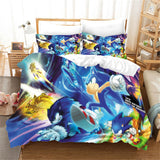 Sonic 2 Bedding Set Cosplay Quilt Cover Without Filler