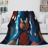 Sonic Cosplay Blanket Flannel Throw Comforter Set - EBuycos
