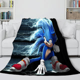 Sonic Cosplay Blanket Flannel Throw Comforter Set - EBuycos