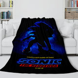 Sonic Cosplay Blanket Flannel Throw Comforter Set - EBuycos