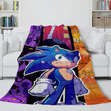 Sonic Cosplay Blanket Flannel Throw Comforter Set - EBuycos