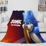 Sonic Cosplay Blanket Flannel Throw Comforter Set - EBuycos