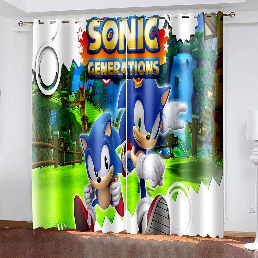 Sonic Curtains Blackout Window Drapes