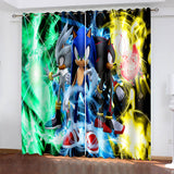 Sonic The Hedgehog 2 Curtains Blackout Window Drapes