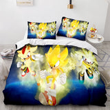 Sonic The Hedgehog Comforter Bedding Set Duvet Covers Bed Sheets - EBuycos