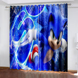 Sonic The Hedgehog Curtains Blackout Window Drapes