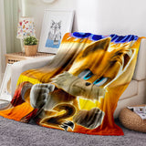 Sonic the Hedgehog 2 Flannel Fleece Blanket Throw Blanket Room Decoration
