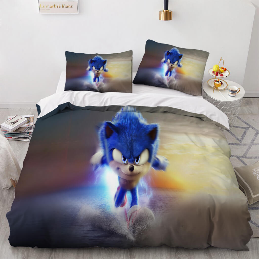 Sonic the Hedgehog Bedding Set Duvet Cover Without Filler