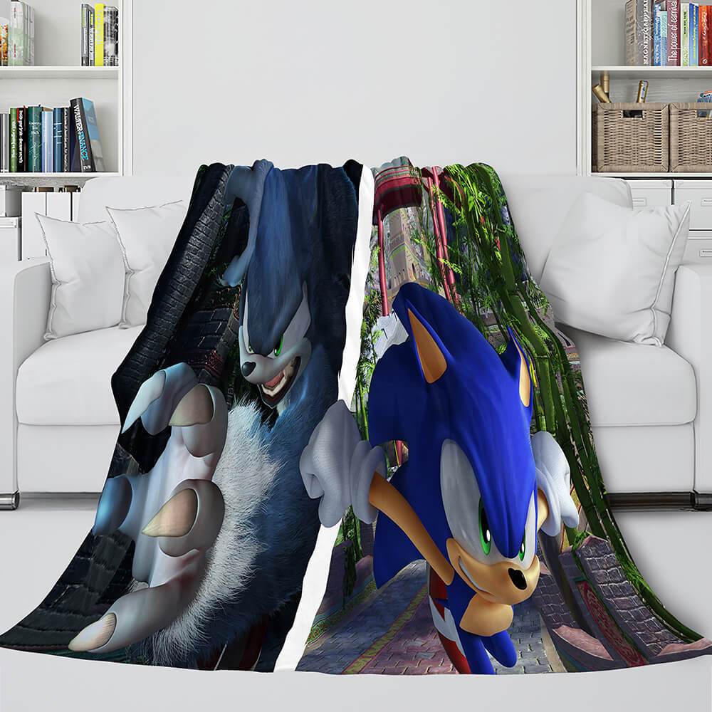 Sonic the Hedgehog Flannel Fleece Blanket - EBuycos