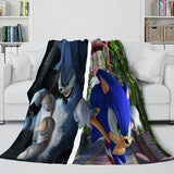 Sonic the Hedgehog Flannel Throw Cosplay Blanket Comforter Set - EBuycos