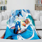 Sonic the Hedgehog Flannel Throw Cosplay Blanket Comforter Set - EBuycos