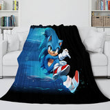 Sonic the Hedgehog Flannel Throw Cosplay Blanket Comforter Set - EBuycos