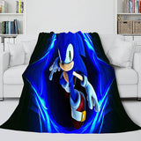 Sonic the Hedgehog Flannel Throw Cosplay Blanket Comforter Set - EBuycos