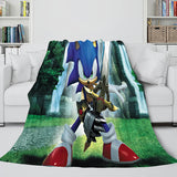 Sonic the Hedgehog Flannel Throw Cosplay Blanket Comforter Set - EBuycos