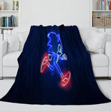 Sonic the Hedgehog Flannel Throw Cosplay Blanket Comforter Set - EBuycos