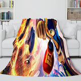 Sonic the Hedgehog Flannel Throw Cosplay Blanket Comforter Set - EBuycos