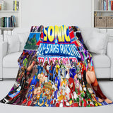 Sonic the Hedgehog Flannel Throw Cosplay Blanket Comforter Set - EBuycos