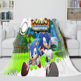 Sonic the Hedgehog Flannel Throw Cosplay Blanket Comforter Set - EBuycos