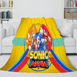 Sonic the Hedgehog Flannel Throw Cosplay Blanket Comforter Set - EBuycos