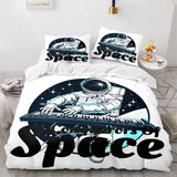 Space Astronaut Cosplay Bedding Sets Duvet Covers Comforter Bed Sheets - EBuycos