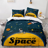 Space Astronaut Cosplay Bedding Sets Duvet Covers Comforter Bed Sheets - EBuycos