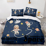 Space Astronaut Cosplay Bedding Sets Duvet Covers Comforter Bed Sheets - EBuycos