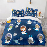 Space Astronaut Cosplay Bedding Sets Duvet Covers Comforter Bed Sheets - EBuycos