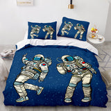 Spaceman Cosplay Bedding Set Duvet Cover Comforter Bed Sheets - EBuycos