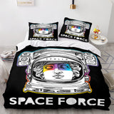 Spaceman Cosplay Bedding Set Duvet Cover Comforter Bed Sheets - EBuycos