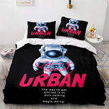 Spaceman Cosplay Bedding Set Duvet Cover Comforter Bed Sheets - EBuycos