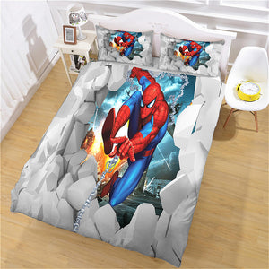 Spider-Man Pattern Bedding Set Quilt Cover Without Filler