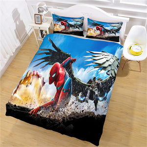 Spider-Man Pattern Bedding Set Quilt Cover Without Filler