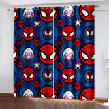 Spider-Man Miles Morales Curtains Blackout Window Drapes