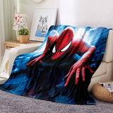 Spider-Man Pattern Blanket Flannel Throw Room Decoration