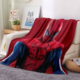 Spider-Man Pattern Blanket Flannel Throw Room Decoration