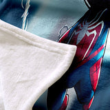 Spider-Man Pattern Blanket Flannel Throw Room Decoration