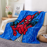 Spider-Man Pattern Blanket Flannel Throw Room Decoration