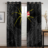 Spider Man Curtains Cosplay Blackout Window Treatments Drapes Room Decor