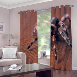 Spider Pattern Curtains Blackout Window Drapes Decoration