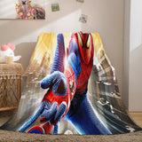 Spiderman Flannel Fleece Throw Cosplay Blanket Halloween Comforter Set - EBuycos