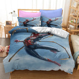 Spiderman Miles Morales Cosplay Bedding Set Duvet Cover Bed Sheets Sets - EBuycos