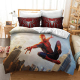 Spiderman Peter Parker Cosplay Bedding Set Duvet Cover Bed Sheets Sets - EBuycos
