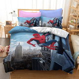 Spiderman Peter Parker Cosplay Bedding Set Duvet Cover Bed Sheets Sets - EBuycos